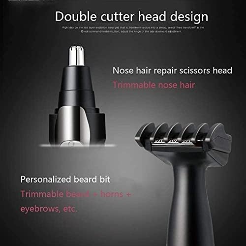 Nose Hair Trimmer for Men 2 in 1 USB Rechargeable Ear and Nose Hair Trimmer for Men Professional Painless Nose Hair RemoverNose Trimmer Easy Cleansing