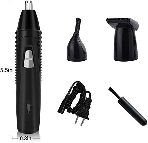 Nose Trimmer for Nose/Ears and Eyebrows Professional Painless Eyebrow Facial Ear Hair Trimmer Clipper for Men and Women