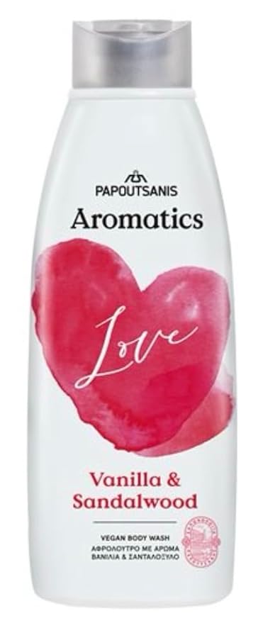 Aromatics Love Vanilla &amp Sandalwood Vegan Body Wash Shower Gel Greece