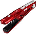 Hair Curling Iron Portable Travel Hair Curler Straightener in Women 2 in 1 Ceramic Curling Iron Flat Iron Hair Strengthening Comb Brush for