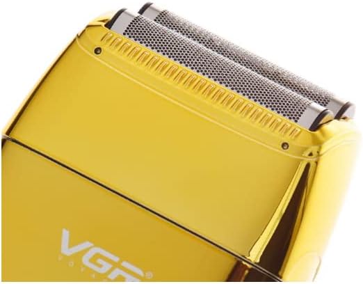 Professional Rechargeable Shaver/Shaper 9000rpm Up to 60 Minutes of Run Time - Bump-Free Ultra-Close Shave (Silver)
