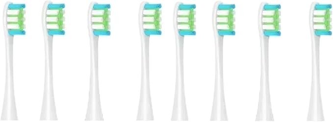 Replacement Brush Heads Compatible for X/X PRO/Air 2 /SE / Z1/ F1/ Deep Cleaning Nozzles Sonic Soft Vacuum Bristle(8pcs Blue Green)