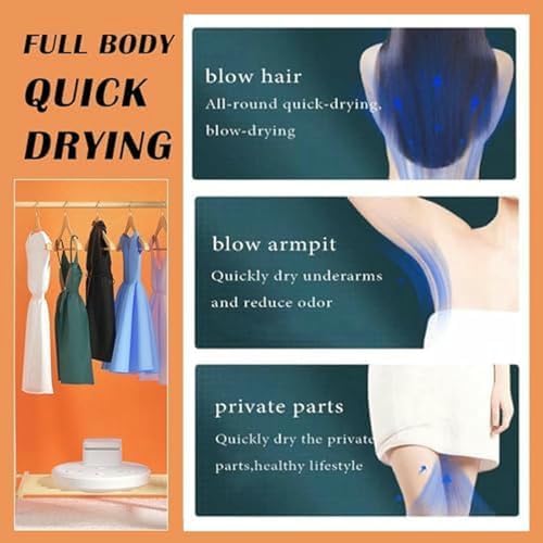 Full After Shower Negative Ion Full Heater Blow Dryer Foot Touch Screen Body Care Dryer for Home and Bathroom