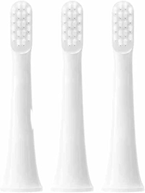 1-3pcs Toothbrush Head Compatible for XIAOMI T100 Sonic Electric Whitening Soft Replacment Heads Clean Bristle Brush(2PCS)