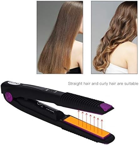 Portable USB Recharging Professional Mini Hair Straightener Curler Cordless Flat Iron Hair Styling Tools
