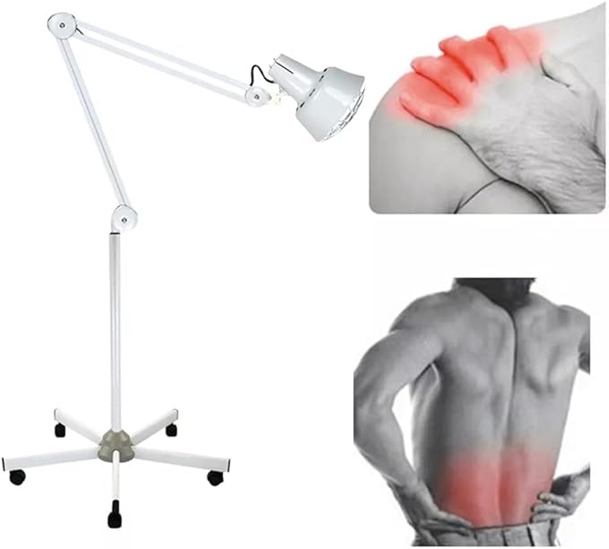 IR-Heat-Infrared Large Light Range Infrared Lamp Foldable Heat-Infrared White