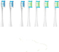 Compatible for Flow/X/X PRO/ Z1/ F1/ One/Air 2 /SE Brush Heads Soft Sonic Toothbrush Vacuum Bristle 7pcs Replacement(3Blue 4Wgreen)