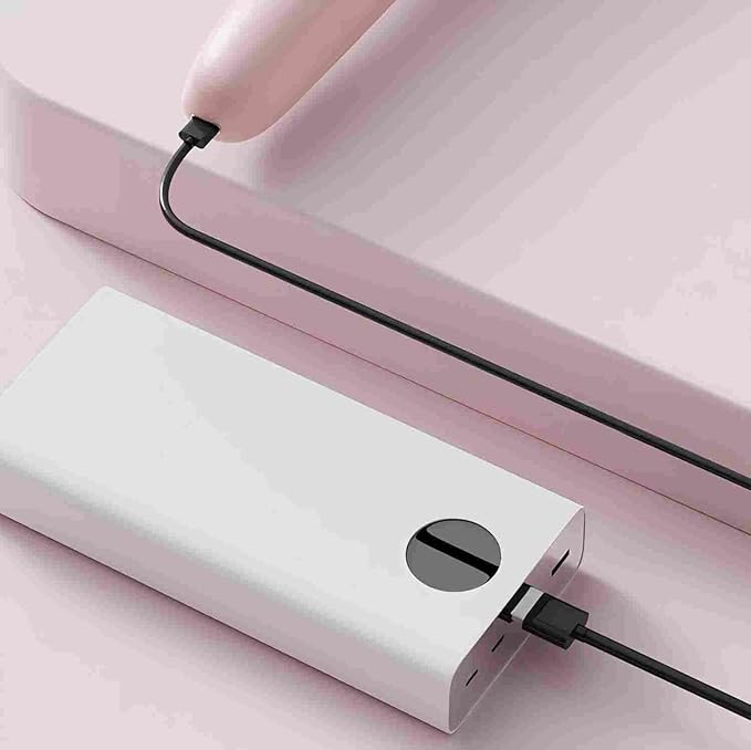 Labnique Handheld Massager 10 Massage Modes Cordless Waterproof Electric Back Massager Portable Muscle Recovery Tool Pink