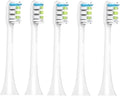 Compatible for Xiaomi SOOCAS Brush Head X3 X5 X3U X1 V1 V2 SOOCARE Replacement Head Bristle Sonic Electric Nozzles with Anti-dust Cap Clean(5pcs White)