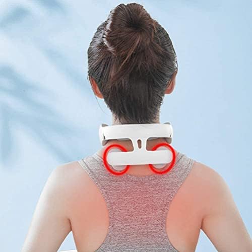 Neck Massager for Neck PainIntelligent Portable Neck Massager with Heat FunctionUSB Charging Neck Relax MassagerMassage at HomeOutdoorfor Women and Men