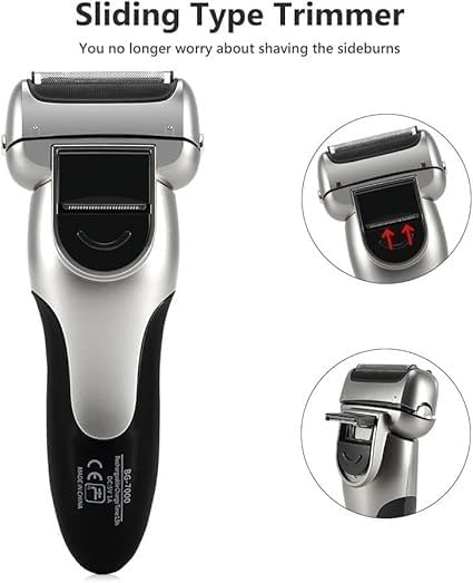 Electric Shavers for Bald Men Reciprocating Electric Shaver 3 Blade Shaving System USB Rechargeable Shaving Machine for Men