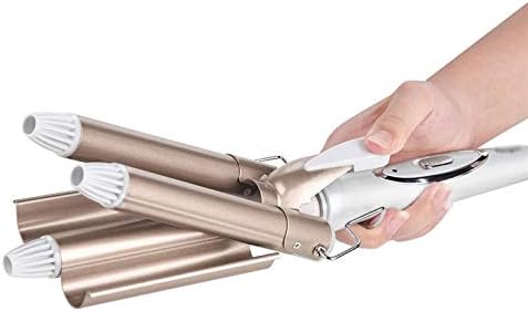Professional Hair Curling Ceramic Triple Barrel Electric Hair Curler Iron Rollers Pear Waving Waver Fast Styling Tools