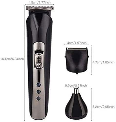 Hair Clippers for Men Hair Trimmer Beard Trimmer/Nose Trimmer USB Rechargeable Hair Cutting Grooming Kit Barber Clippers Set
