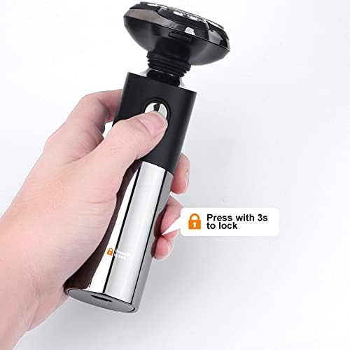 Head Shavers for Bald Men 3 Head Electric Shaver for Men 3D Electric Razor Waterproof Beard Trimmer Cutter for Men Shaving Machine Recharge LED Display