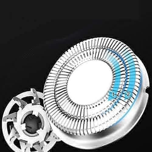 Men's Electric Shaver - Cordless Rechargeable 3D Rotary Shaver Razor for Men with Pop-up Sideburn Trimmer Wet and DryEasy to Operate and Store