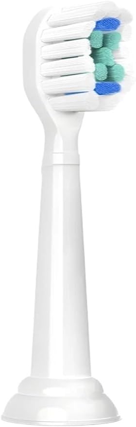Compatible for Philips Sonicare Toothbrush Heads 4/8/12/20 PCS Replacement Bristle Heads(White-8 Pcs)