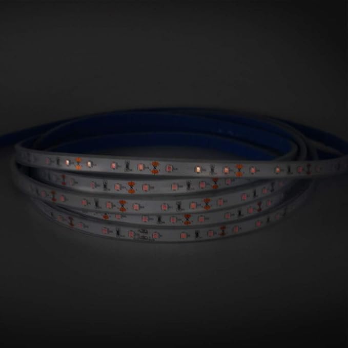 5M/16.4ft SMD2835 300LEDs Near Infrared 850nm NIR Single Chip DC12V 24W Flexible IR LED Strips Light IP65 Waterproof 8mm Wide 60LEDs/M 4.8W/M Light Strip