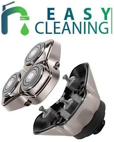 Skull Shaver Pitbull Silver PRO Along with 3 Head Replacement Blade Male Grooming Kit