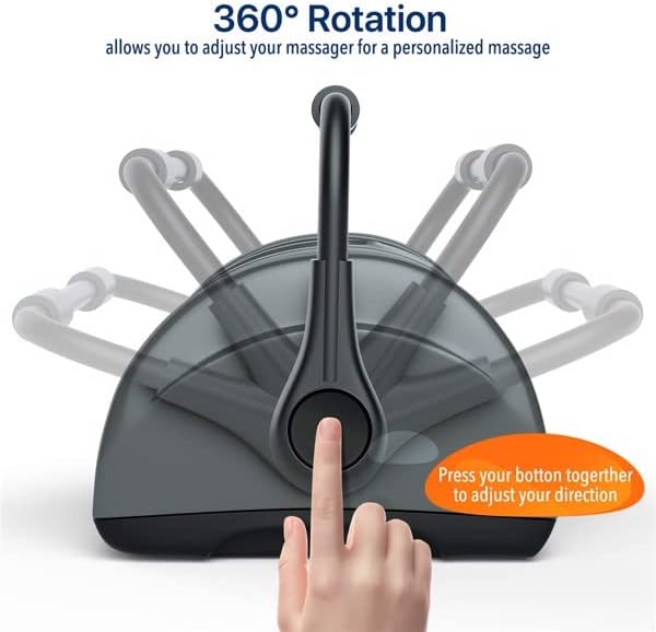 Foot Massager with Heat &amp Remote 5-in-1 Reflexology System Foot Massage Machine US Warehouse