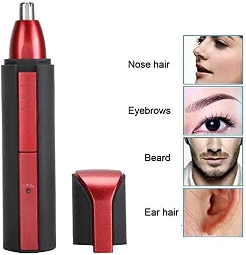 QIYUDS NoseHair Trimmer Professional IPX7 Waterproof USB Rechargeable with Stainless Steel Blades for Eyebrows Ear Hair