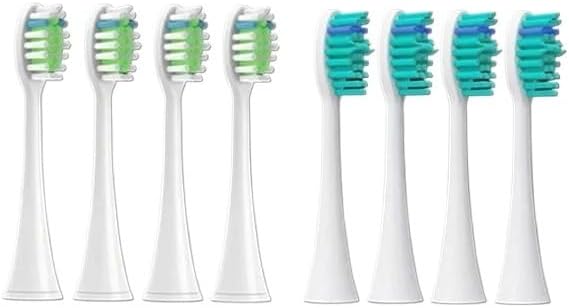 Compatible for Philips Sonicare Toothbrush BrushHead Replacement Brush Heads HX3/HX6/HX9 Series HX3210/3211/6150(4P1 4P4)
