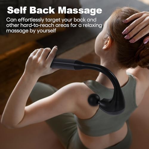 Massage Gun Deep Tissue with Extended Handle Revolutionary U-Shaped Back Massager Body Massager for NeckShoulderLeg