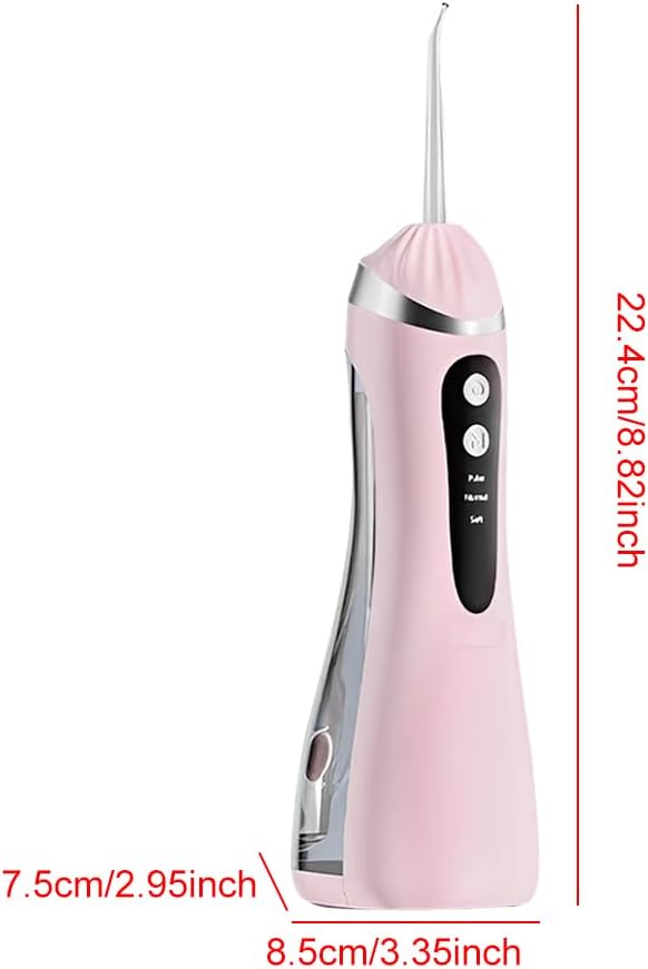 Water Dental Flosser for Teeth Cordless Portable Water Flosser with 3 Modes Rechargeable Electric kit Waterproof Electric Irrigator for Braces Sensitive Gums Home &amp Travel Use