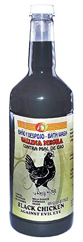 1 Bottle Extra Large Black Chicken GALLINA Negra Bath WASH BANO Y DESPOJO 32OZ Spiritual Magick Wicca