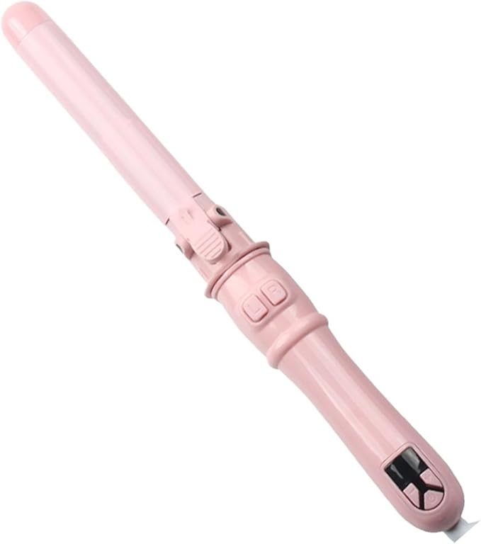 1.1 Inches Automatic Hair Curler - Rotating Curling Iron with Display for Fast Heating for Home &amp Travel Use(1EU)