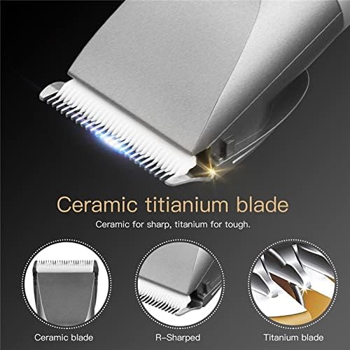 Hair Clippers for Men Professional Hair Clipper Ceramic Blade Men's Barber Haircut Rechargeable Nose Ear Beard Eyebrow Trimmer Electric Shaver