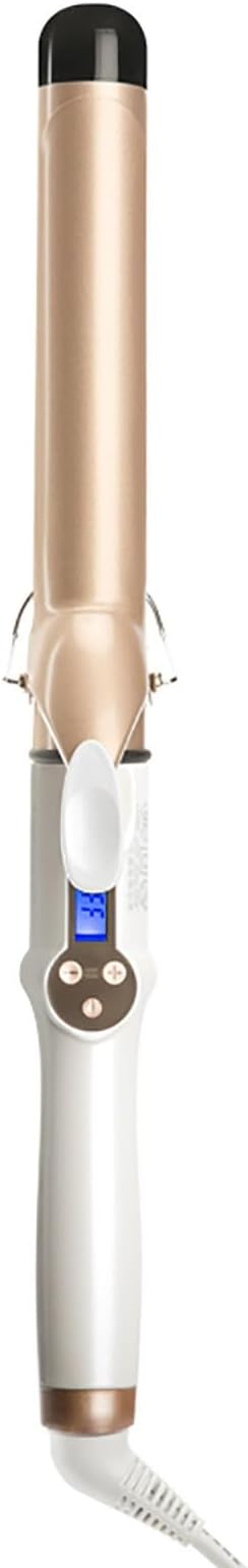 New Real Electric Professional Ceramic Hair Curler LCD Curling Iron Professional Anti-Tangle Auto Curling Iron with 5 Temperatures &amp Timers &amp LED Display