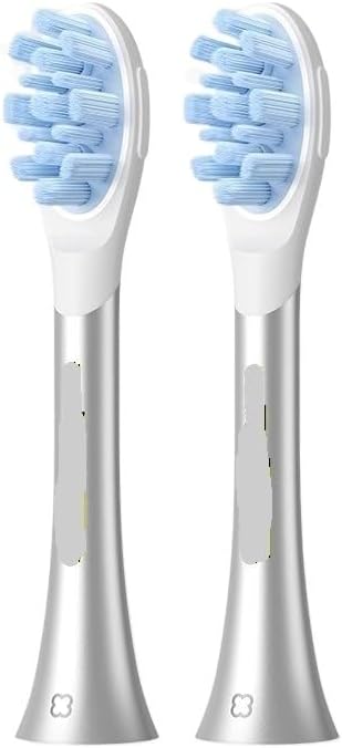 Compatible for Oclean Children's Electric Toothbrush Head Soft Bristles Interactive Design Gum Protection Baby Full Effect Cleaning Accessory(Oclean P3K7 2Pcs)