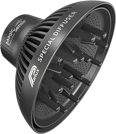 Parlux Digitalyon Hair Dryer with Magic Sense Diffuser - Anthracite Black