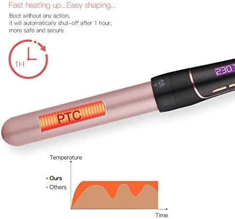 3 in 1 Ceramic Hair Curler Care Styling Curling Wand Interchangeable 3 Parts Clip Hair Iron Curler 9-32mm Curling Iron