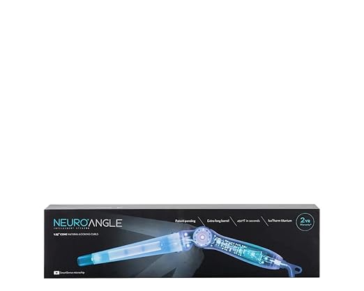 Neuro by Paul Mitchell Angle Bendable Titanium Curling Iron Patent-Pending Adjustable Technology Creates Beach Waves + Natural-Looking Curls