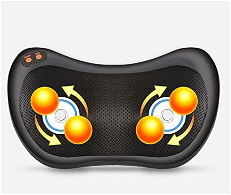 Back Massager Shiatsu Back and Neck Massager - Kneading Massage Pillow with Heat for Shoulders Hands Legs Feet for Home Office and Car (Color : Brown)