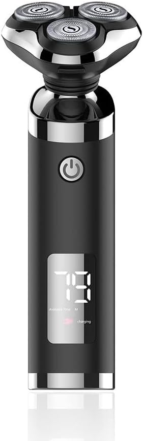 Gifts for Dad 3D Floating Electric Shaver for Men with Smart LCD Screen - Rechargeable Rotary Razor