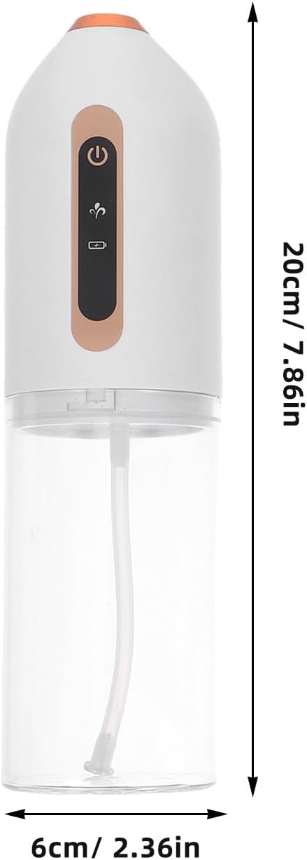 Didiseaon Portable Mini Water Flosser for Teeth Cleaning Rechargeable Cordless Oral Irrigator Waterproof Travel Dental Flosser for Home Office