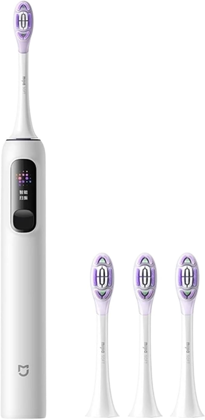 Compatible for XIAOMI MIJIA - Oscillation Toothbrush Pro Smart 4 Modes IPX8 Waterproof Vibration(Multi)