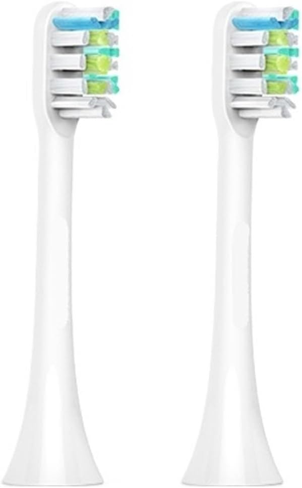 Compatible for SOOCAS Electric Toothbrush Heads Replacement X1 X3 X3U X5 Teeth Brush(White 2 pcs)