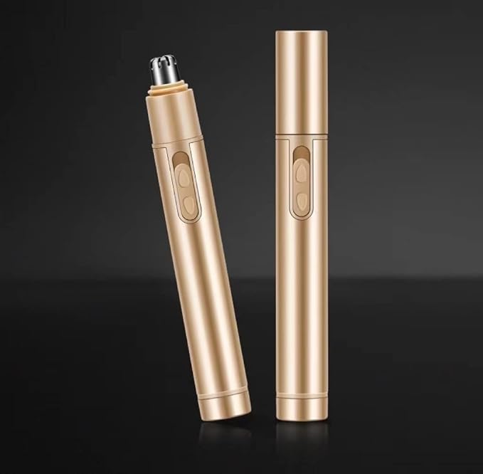 Multifunctional Nose Hair TrimmerEar Nose &amp Brow Trimmer Clipper Painless Nose Hair Detail Trimmer for Men &amp Women Battery Operated Electric Groomer Easy Cleaning Waterproof Painless Faci