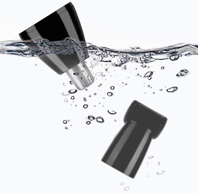 3 in 1 Ear and Nose Hair Trimmer for Men and Women Rechargeable Waterproof Eyebrow Hair Remove Facial Hair Trimmer for Bathroom Travel Hotel Easy Cleansing