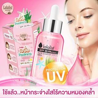 NEW Lalalist SPF 20 PA+++ Aloe Vera -Starfish Serum UV Protection 25 ml by Angun Gift Shop