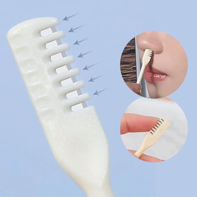 2024 New Portable Nose Hair Trimmer with Ear Picker 2-in-1 Manual Rotary Nose Hair Cleaner &amp Trimmer Nose and Ear Trimmer for Men 360° Rotating Manual Nose Hair Clipper /1574