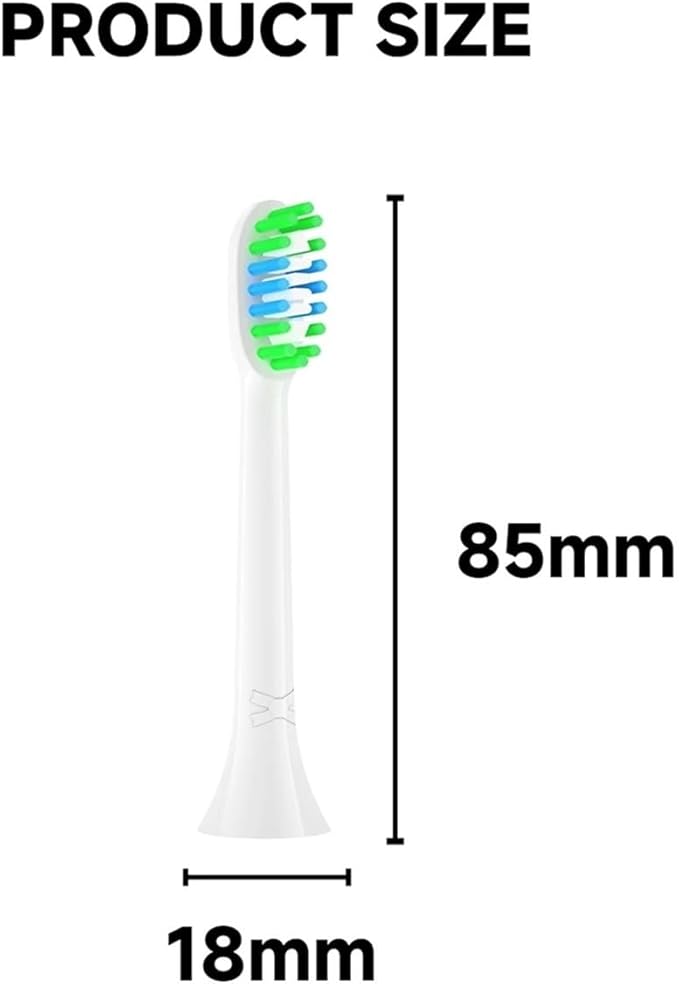 Replacement Brush Heads Compatible with HX3/HX6/HX9 Series Electric Toothbrush HX6064(4pcs)