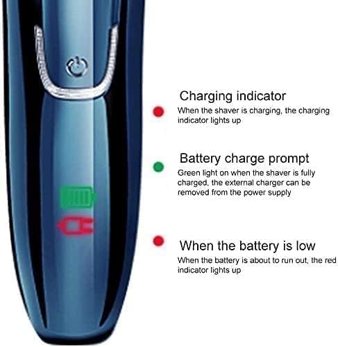 Heads Floating Shaving Hair Razor USB Rechargeable Electric Shaver &amp Grooming Kit Dry Wet Waterproof Cordless Rotary Shavers with Charging Indicator for Bathroom Travel