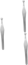 Beaupretty 3pcs Nasal Hair Trimmer Kit Rounded Tip Scissors and Tweezer Tool for Precise Grooming Construction Safe and Painless Nose Hair Removal Portable for Home and Travel Use