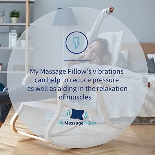 Pressure Activated Massage Pillow - Vibrating Helps Relieve Back and Foot Pain Great for Circulation - Buck Massage Pillow