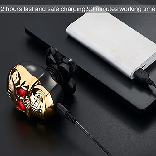Electric Razor for Men 6 IN 1 Whole Body Washing Electric Shaver Facial Grooming Strong Rotary Electric Razor Beard Shaving Machine Bald Usb Rechargeable