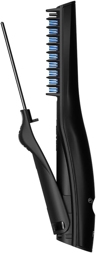 FORBEAUT M'STYLER AX (110V) - Men’s 3-in-1 Hair Styler with Down Wave &amp Straight Modes Smart Heat Control Ceramic Brush No Heat Damage Lightweight 10oz / 283g